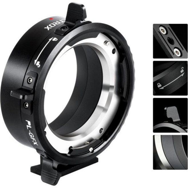 스마트폰 카메라 렌즈 휴대폰 후면 유튜브 빌트록스 EF-NEX IV 어댑터 오토 포커스 EF-E 마운트 링 자동 변환기 제어 링 캐논 EF/EF-S 렌즈와 호환되는 소니 E, PL-GFX, 1개