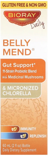 Bioray Belly Mend 거트 써포트 알콜프리 60ml, 4개 - 쿠팡