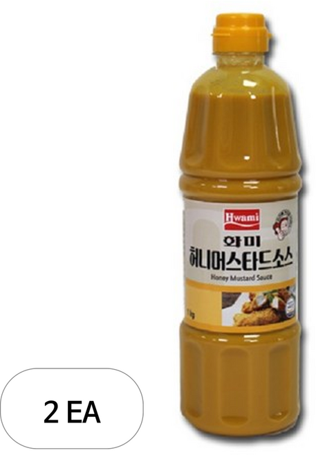 화미 허니머스타드소스, 1kg, 2개