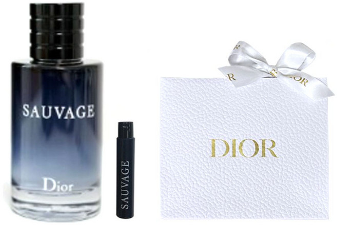 디올 소바쥬 오 드 뚜왈렛 60ml + 1ml (백화점정품 쇼핑백), 1개