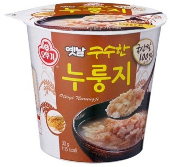 오뚜기 옛날 구수한 누룽지 용기, 30g, 1개
