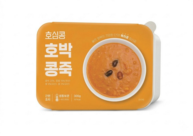 호심콩 호박콩죽 호박죽 영양 시니어 이유식300g 3개, 300g