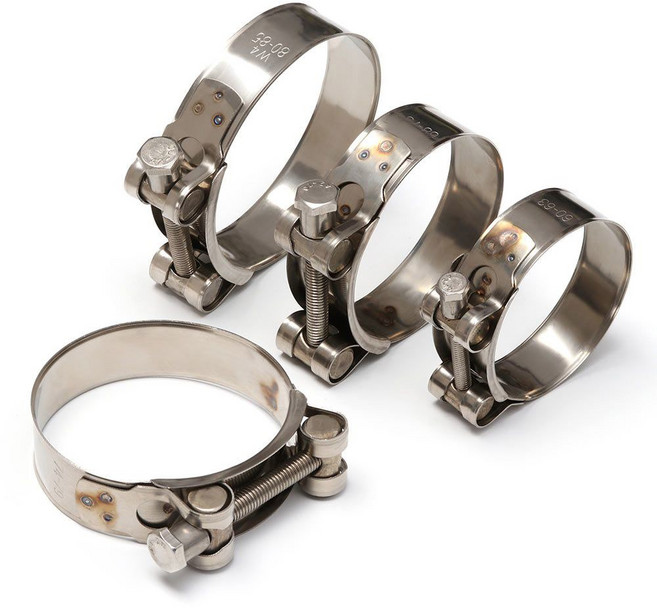 스테인리스 스틸 호스 클램프 T 볼트 호환 파이프 클립 용접 씰링 패스너 수도관 연료 실용적인 가정용 하, 29-31mm, 1개