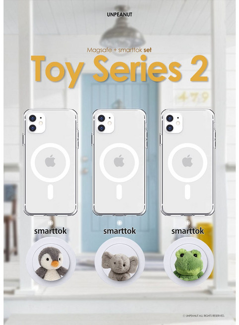 언피넛 [맥세이프 스마트톡 set] 두번째 토이 마그네틱 톡 케이스