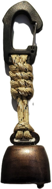 핸드메이드 Bear Bell 멧돼지 곰 경고용 종 야생동물 접근방지 베어벨, 베이지(일반로프)