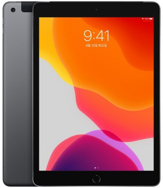 Apple iPad 7세대, 스페이스 그레이, 128GB, Wi-Fi