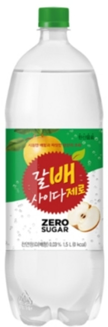 갈아만든배 사이다 제로, 1.5L, 12개