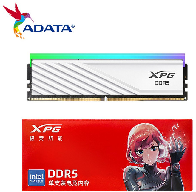 ADATA XPG 게이밍 DRAM 모듈 LANCER BLADE RGB DDR5 메모리 16GB 6000MHz 6400MHz RAM 스틱 인텔 XMP 3 0 및 AMD EXPO