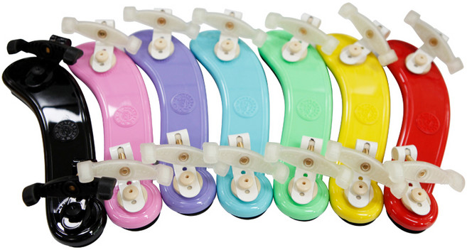 Viva La Musica Augustin VIVA Flex Shoulder Rest, 3. 퍼플, 1개