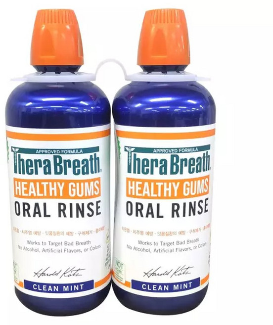 테라브레스 헬시검스 오랄린스 클린민트 1L x 2개입 코스트코 가글 구강청결