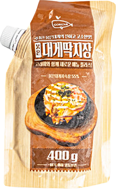고래미 붉은대게딱지장 400g, 1개
