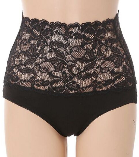 90-105까지 허리레이스 면스판 팬티 블랙 TBWPTR12BK 3060811