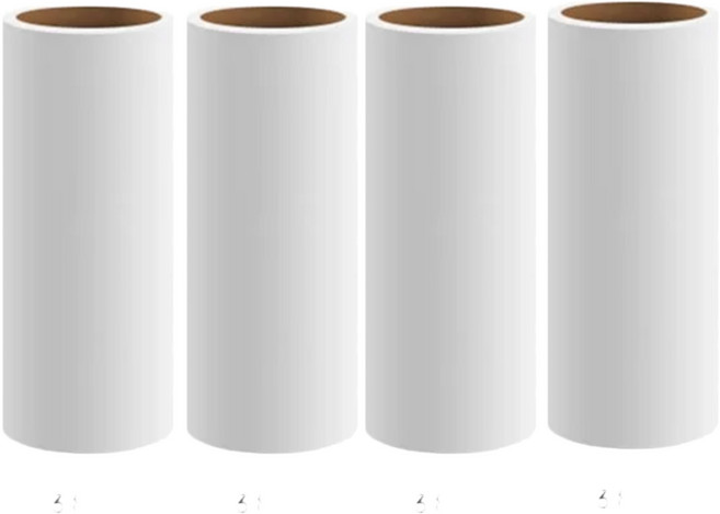 리브썸 사선커팅 먼지 테이프 클리너 돌돌이 + 리필4p, 4개