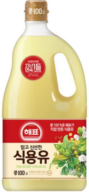 사조 해표 콩기름 식용유, 1.5L, 6개