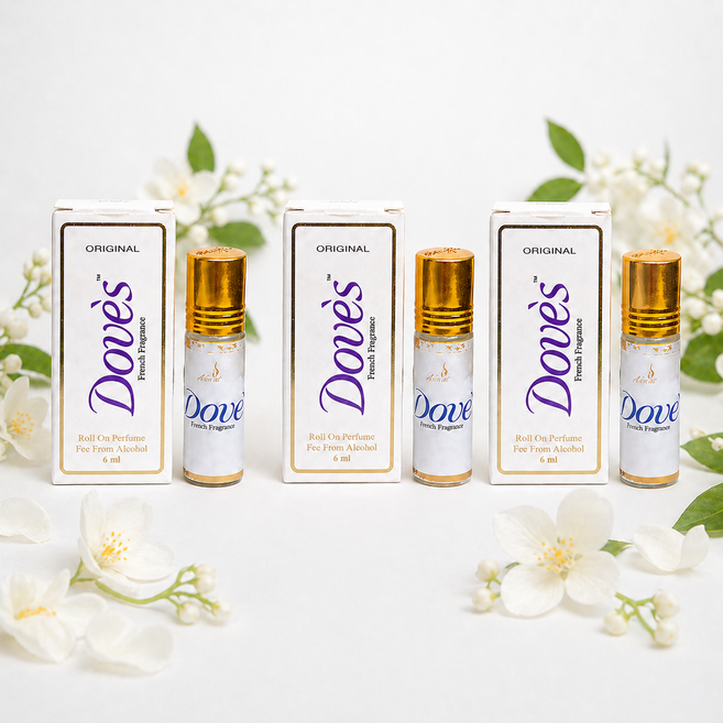 알마스 도브 '스 롤 온 퍼퓸 향수 6ml, 3개