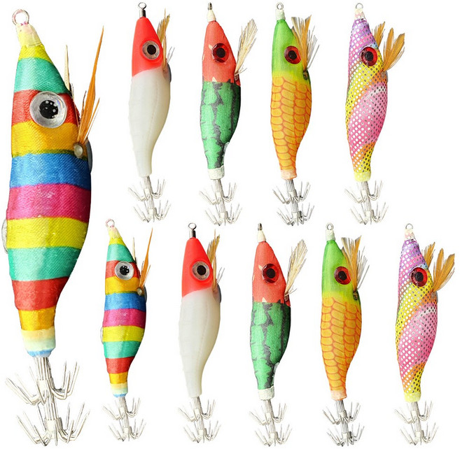 로얄피쉬 왕눈이에기, 혼합(색동이,누드고추장,수박,옥수수,반짝이), 10g, 10개