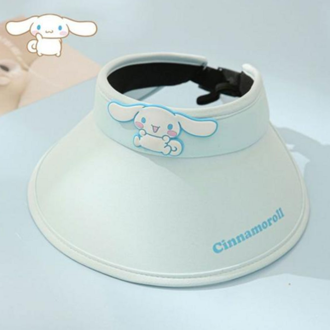 캐릭터썬캡 산리오 시나모롤 UV차단 어린이 입체 썬캡 여름 모자