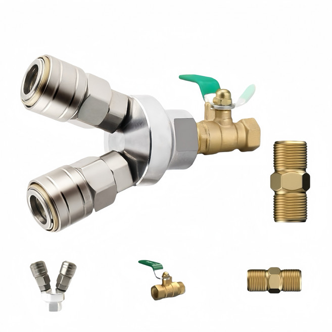 공구PXJ 콤프레셔용 자동카플러 연결 세트 ( 2구 3구), 선택1, 1세트