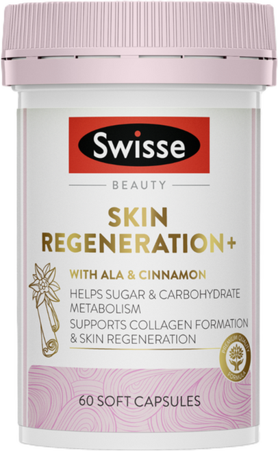 스위스 뷰티 스킨 리제너레이션+ 알라 & 시나몬 캡슐, 60개입, 1개, 60정