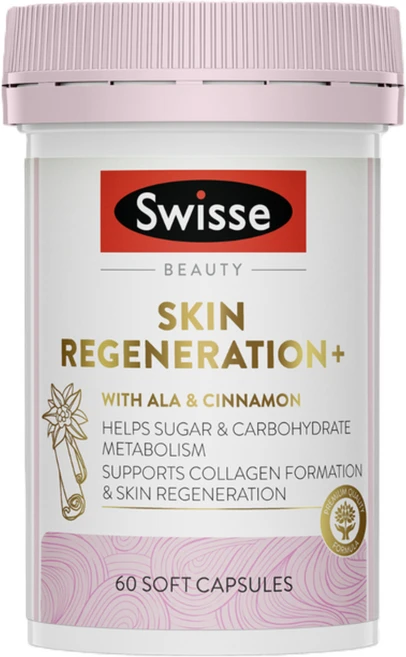 스위스 뷰티 스킨 리제너레이션+ 알라 & 시나몬 캡슐, 60개입, 1개, 60정 - 쿠팡