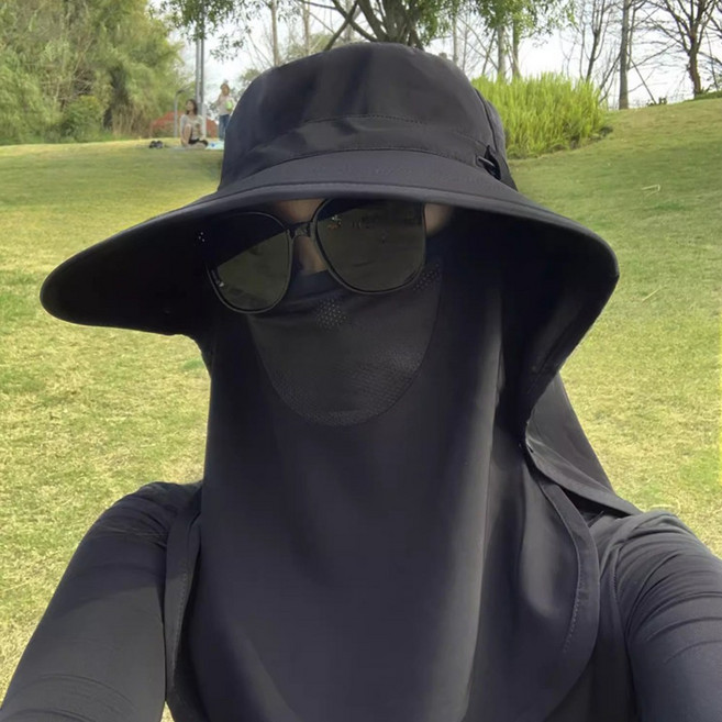 데이앤데이 여성 햇빛가리개 여름 모자 썬캡 풀커버