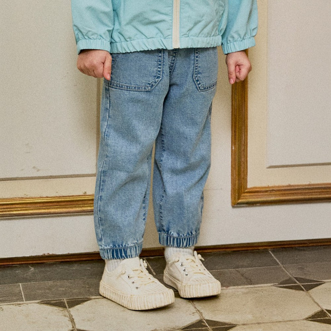 [밀리밤] 찰랑소재 조거 데님 MLTJ25361