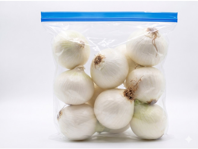 [오늘야채]미절단 손질된 지퍼백 깐양파, 1개, 6kg-소