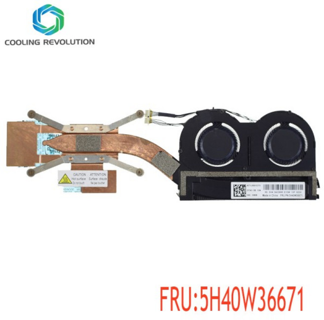 노트북 CPU 방열판 팬 ND55C86 레노버 씽크패드 X1 카본 9th 요가 6th FRU PN: 5H40W36671