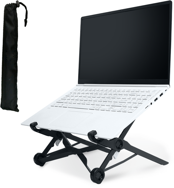 모가비 초경량 노트북 거치대 MOG-124, 블랙, 1개