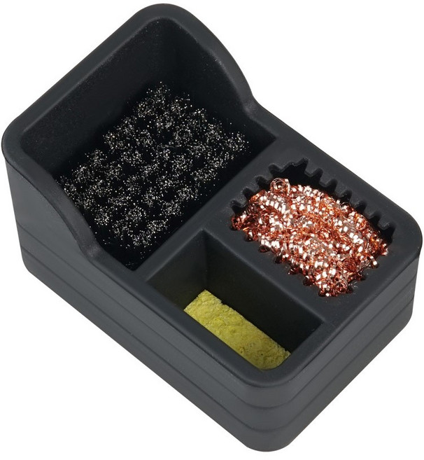 Coms 납땜 크리닝 박스 실리콘 스펀지 브러쉬 와이어 BF530, 1개