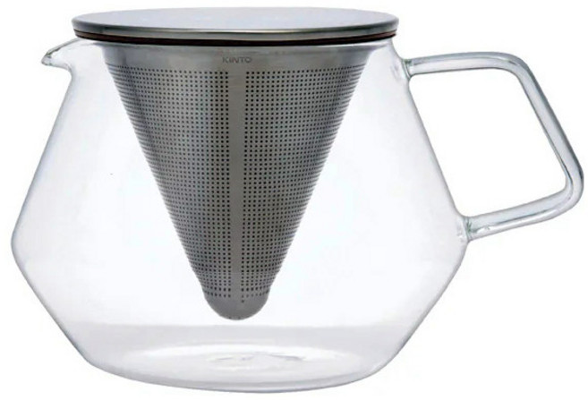 킨토 캐럿 내열유리 티팟, 850ml, 클리어, 1개