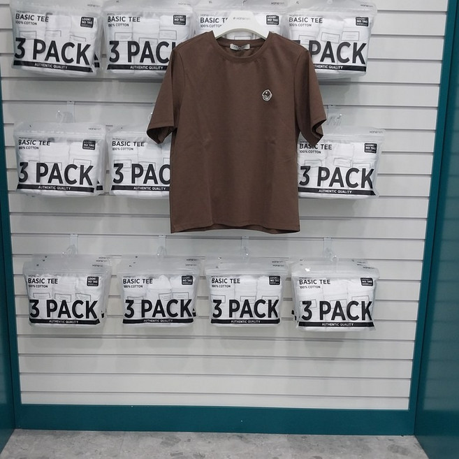 행텐여성스몰자수와펜반팔티셔츠1052013142103AC_SH2333158