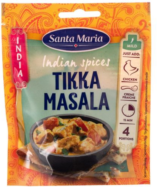 산타 마리아 티카 마살라 시즈닝 향신료 믹스 인도 주방용 - Santa Maria Tikka Masala Seasoning Spice Mix for Indian Kitchen -, 1개