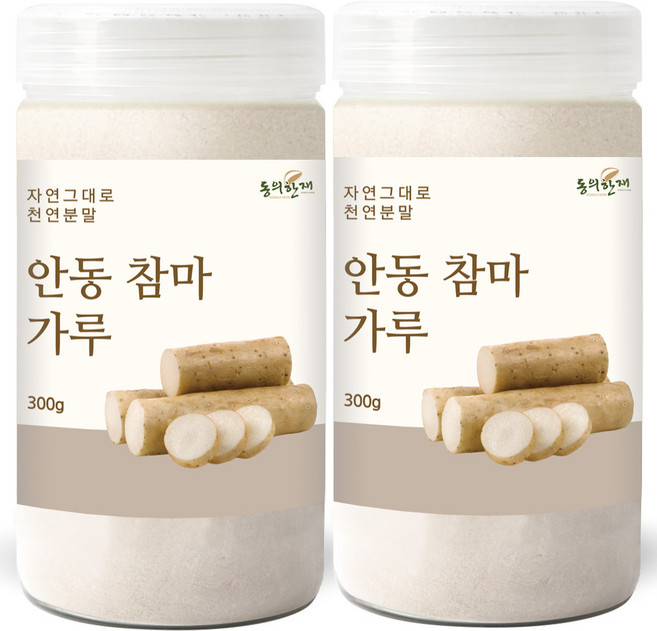 동의한재 프리미엄 100% 안동 참마 가루 분말, 300g, 2개