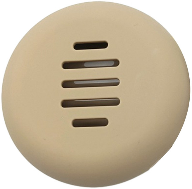 메이크업 스펀지 파우더 퍼프 홀더 수납용 휴대용 실리콘 케이스, 카키 5 홀, 1개