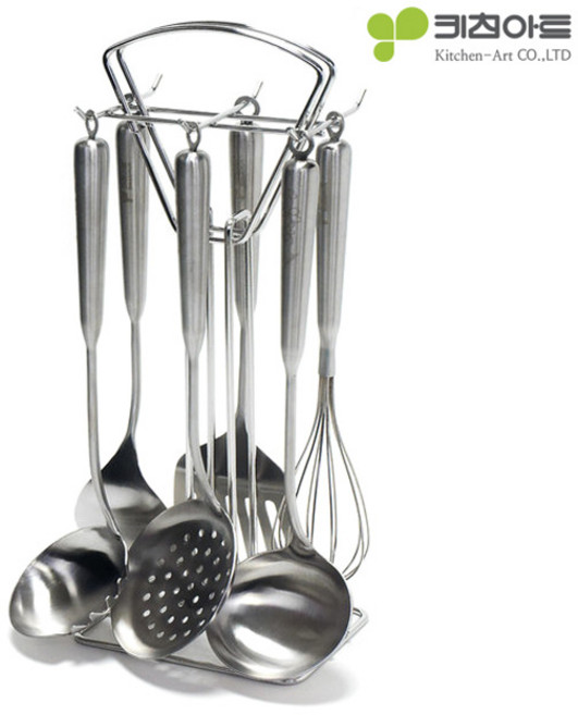 키친아트 샤프 조리도구 키친툴세트 7P, 무광, 1개