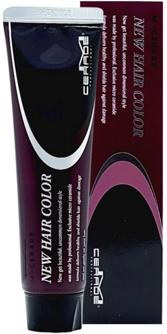 엠세라드 헤어 컬러 새치 염색약 염모제 120ml (염모제8개당 산화제1000ml 1병), 6N 황갈색, 1개