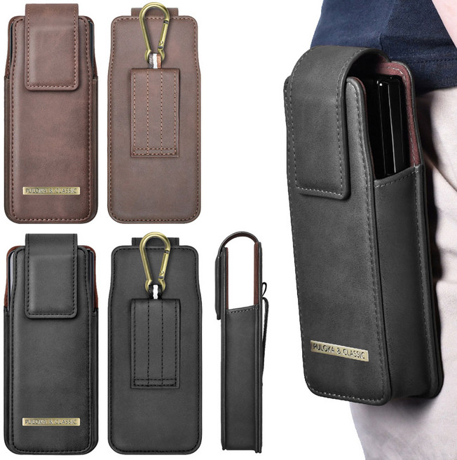 갤럭시 Z 폴드 4/3/2/1 벨트 홀더 가죽 케이스 허리띠 부착 파우치 고정 버클 지폴드 F936 F926 F916 F907