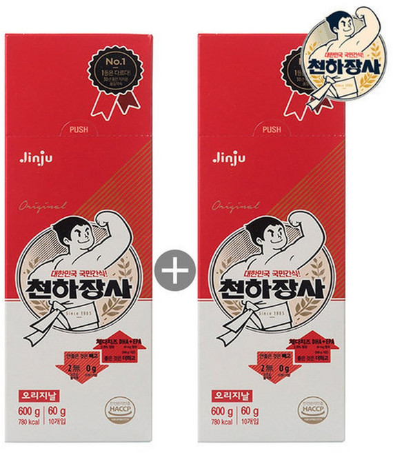 천하장사 소세지 오리지널 BIG 600g x2개, 2개