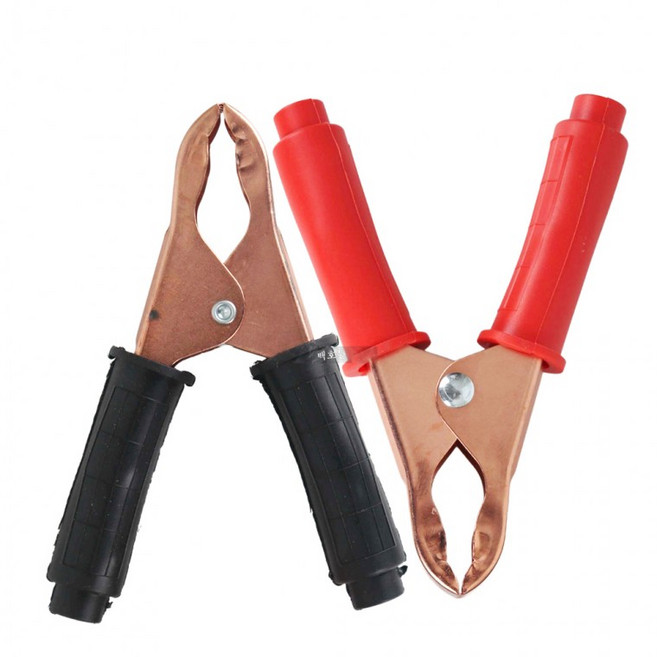 / 신바람 100A 아스집게 어스집게 연결 배터리 전선[아크몰], 1개, 레드