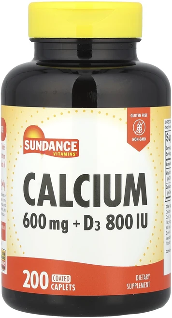 Sundance Vitamins 칼슘 + D3 코팅 정제 200정, SundanceVitamins칼슘D3코팅정제200정, 1개 - 쿠팡
