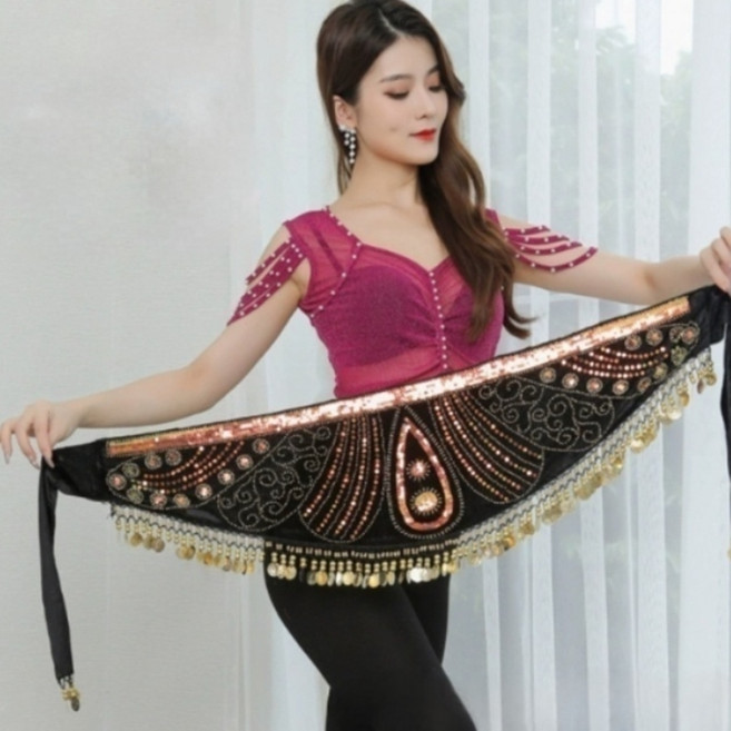 밸리댄스 힙스카프 벨리 코인힙스카프