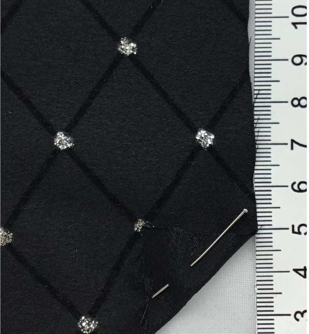 새틴 다이아몬드 패턴 폴리에스터 100% 원단, 1개, PD-00087810