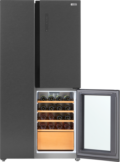 캐리어 모드비 와인에디션 냉장고 553L 방문설치, 실버글라스, MRNH553AWS1