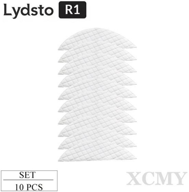 샤오미 로봇 진공 청소기 일회용 걸레 천 부품 Lydsto R1 S1 R1D R1A 용 청소 헝겊 패드 액세서리, 2pcs, 20개
