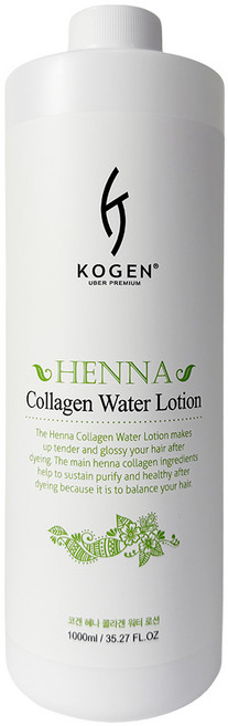 코겐 헤나 콜라겐 워터로션 트리트먼트(2제) 1000ml, 화이트, 1개