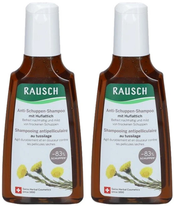 라우쉬 콜쓰푸트 안티 댄드러프 샴푸, 200ml, 2개 - 쿠팡