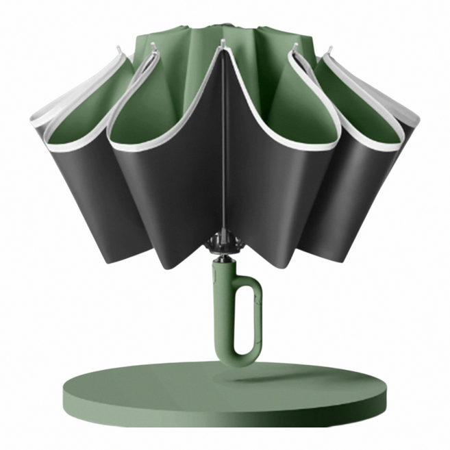 DK 자외선차단 거꾸로 3단 자동 우산 양산 암막 튼튼한 경량 휴대용 양우산