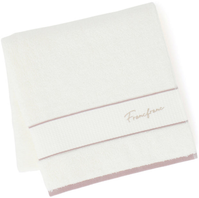 프랑프랑 FrancFranc 항균 방취 기본 로고 목욕 수건 화이트ㅡ196392