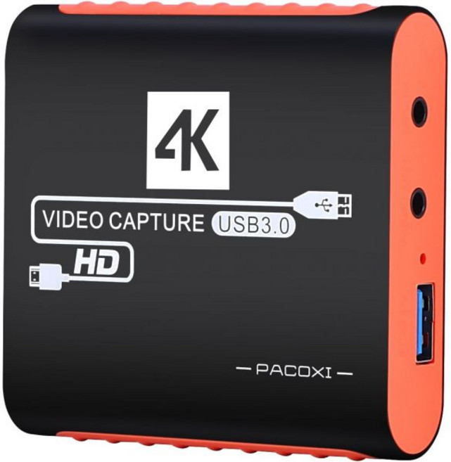 GAOZHOU4K 패스스루 기능이 있는 닌텐도 스위치용 캡처 카드 스트리밍용 USB3.0 1080P 60FPS HDMI 비디오 캠 링크 게임 OBS 트위치 라이브 방송 및 녹화
